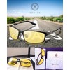 SOXICK UV 400 Men's Polarized Sunglasses for Night Driving, Night