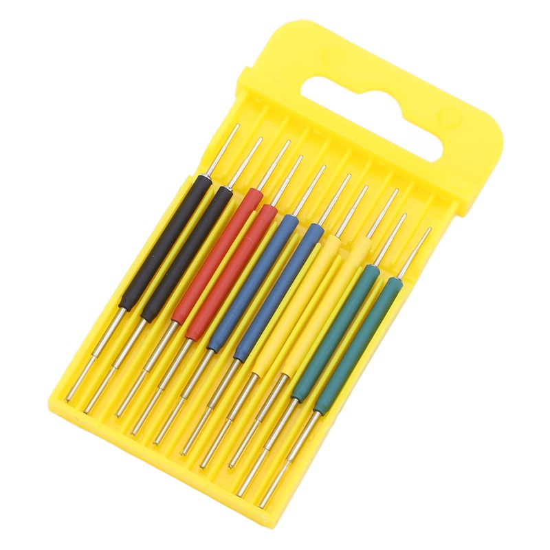 10Pcs Mini Grabber SMD IC Test Hook Clips Silicone Jumper