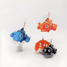 Keiko Mini ClownFish R/C Water Fish RC Toy  Bundle - Triple Race