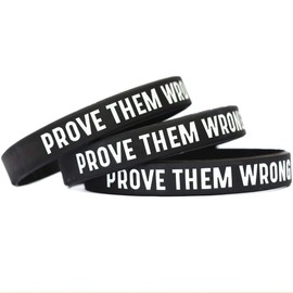 SayitBands Three (3) Prove Them Wrong Wristband Bracelets