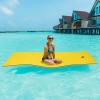 Costway 3-Layer Tear-proof Floating Water Pad Island Mat Sports Relaxing