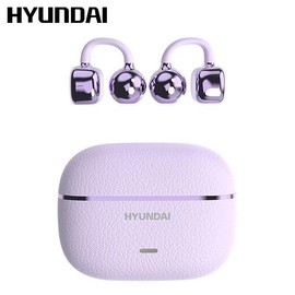 HYUNDAI C03 Clip-On Wireless Headphones with 2025 Bluetooth 6.0, DT6.0 Tech, 360° Sound, IPX5 Waterproof, Sports Comfort, Music & Calls