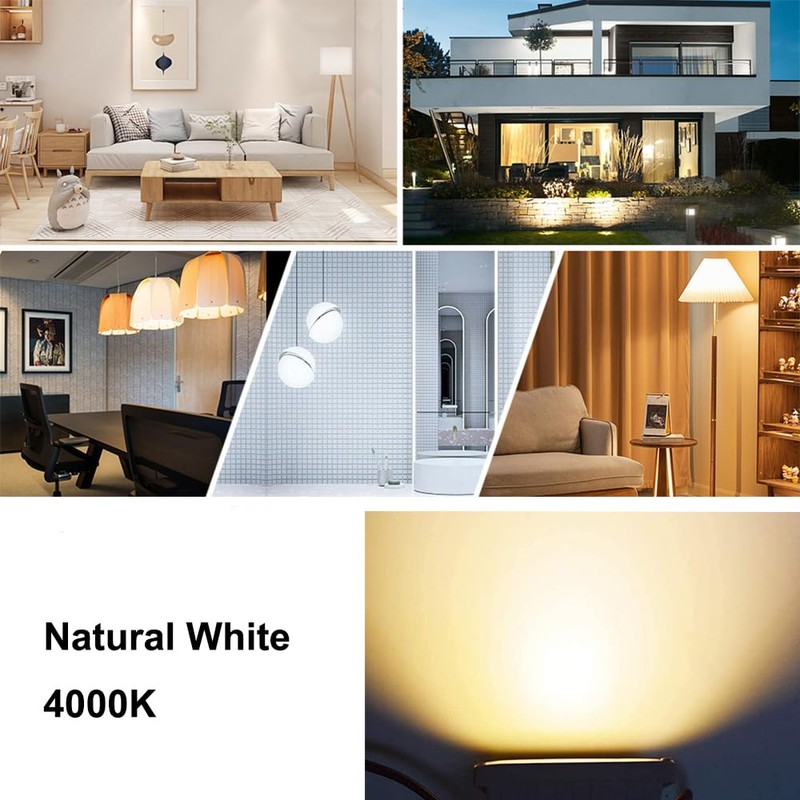 PAR20 LED Bulb 12W, Recessed Narrow Flood Light, Dimmable COB