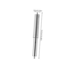 Operitacx 4 Stück Zubehör für Papierhandtuchhalter Toilettenpapier-Wandhalterung Ersatzstange für Toilettenpapierhalter Papierhandtuchhalter Arbeitsplatte verstellbare Nudelhölzer pp Silber