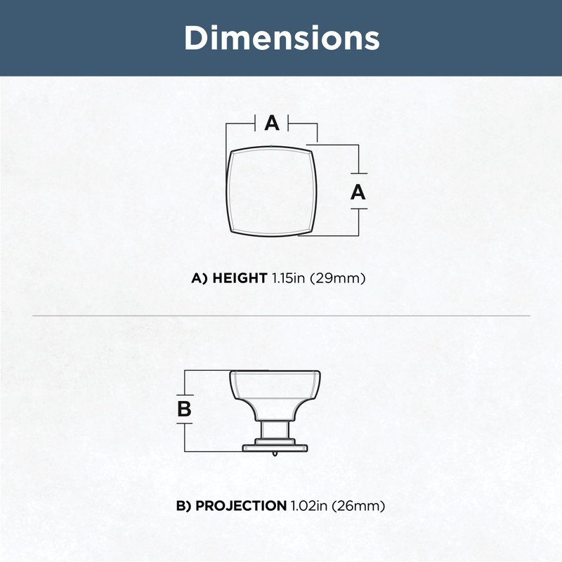 Franklin Brass Parow (5-Pack) Cabinet Knobs Satin Nickel Drawer Knobs