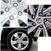 JZK 20 x Silver Plastic Universal Car Wheel Nut Caps