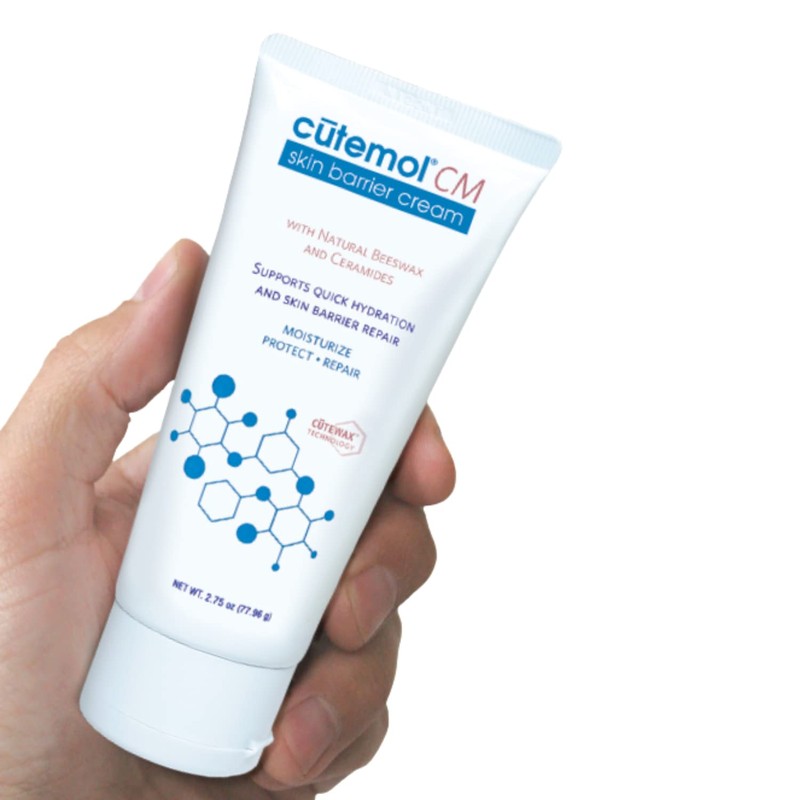 Cutemol CM Emollient Cream - Natural Beeswax & Ceramides for