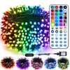 Brizled Christmas String Lights, 33ft 100 LED Color Changing Christmas