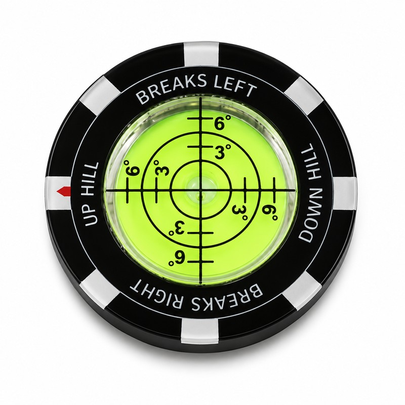 Golf Green Reader Ball Marker JJ024 – 1.57-Inch Bubble Level