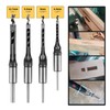 UwinVwin Square Hole Drill Bit Adapter with 4pcs Square Hole
