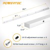 POWERTEC 71519-P2 24" Miter Bar for any Standard 3/4" x