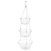 01 3‑Tier Hanging Basket, Exquisite Hanging Basket 3‑Tier for Storage