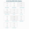 Spiral Notebook Refill, A6 6 Ring Binder Refill, Loose Leaf