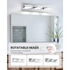 VONLUCE Bathroom Vanity Light Fixture, 3-Light Modern LED Vanity Lights,