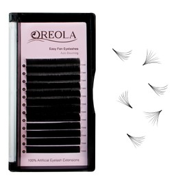 Oreola 0.07C curl 11mm eyelash volume, 0.07mm eyelash volume, 11mm artificial eyelash extensions with volume technology for creating fans, 3D 5D 6D easy fan cluster eyelash extensions