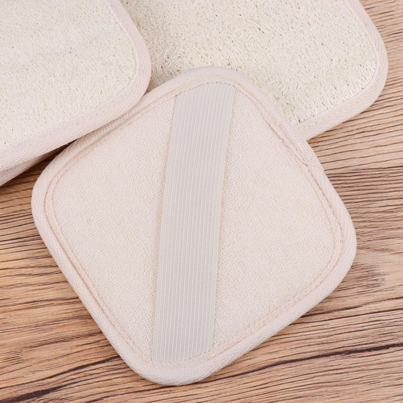 Cepillo Exfoliante de Lufa Natural HOOWIFFY - Set de 5