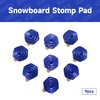 ANDYOUSKI 4-Layer Hexagonal Tapered Studs 18mm Aluminum Snowboard Stomp Pad