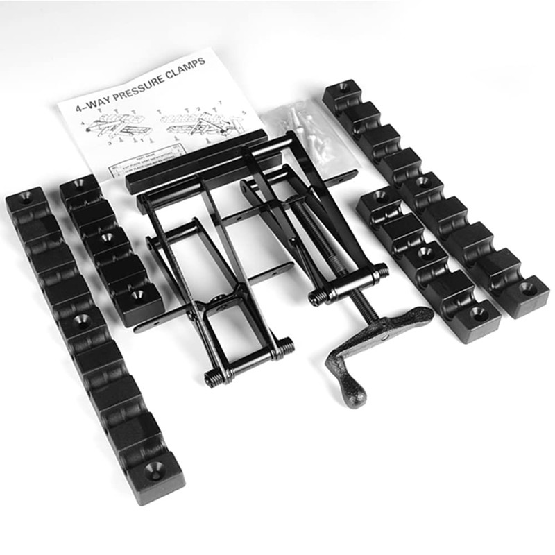 4-Way Pressure Release Clamp – Wood Panel Corner Clamping System
