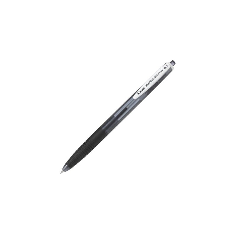 Pilot BSGK-100F-10BB Super Grip G Retractable Permanent Ball Pens, 0.7,