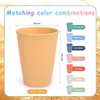 CAMBUY Wheat Straw Cup Unbreakable and Reusable Drinking Cups Eco-Friendly