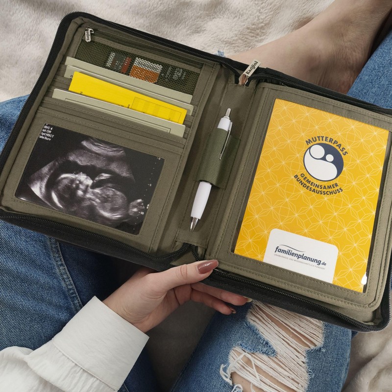 Karijini® Examination Book Organiser XXL, Passport Bag, ID Folder, Maternity