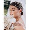 SWEETV Wedding Hair Comb Bridal Hair Pieces Rhinestone Bride Hair
