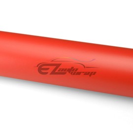 Free Tool Kit Matte Flat Red Car Vinyl Wrap Sticker Decal Film Sheet with Air Release - 60"X240" (5FT X 20FT)