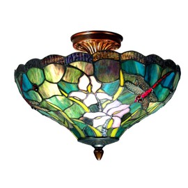 Dale Tiffany Savannah Flush-Mount Light