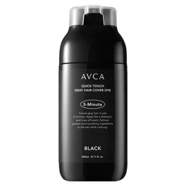 Abka Quick Touch 5-Minute Gray Gray Cover Hair Dye 240ml, Black, 1 Piece / 아브카 퀵 터치 5분 새치 커버 염모제 240ml, 블랙, 1개