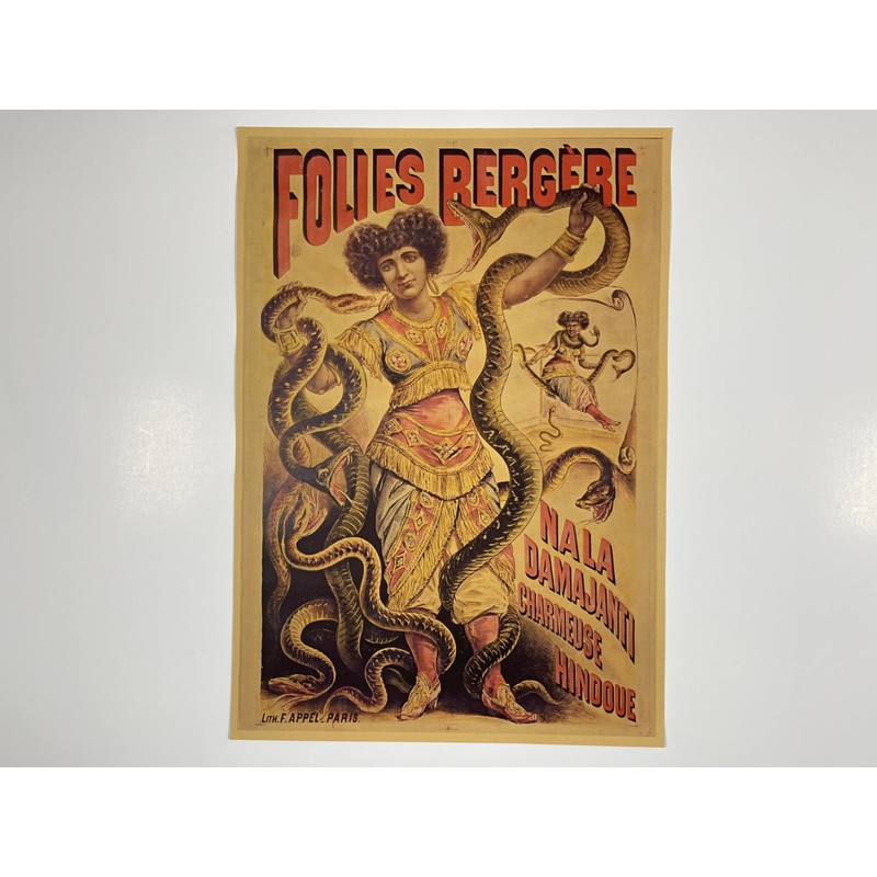 Freak Show Circus Poster Print Snake Lady Picture