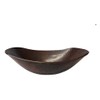 Simply Copper 17" Oval Sleigh Design Copper Vessel Bathroom Sink