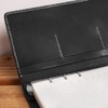 oToday Personal Organizer, Genuine Leather, A6, Business Notebook, 6 Holes,