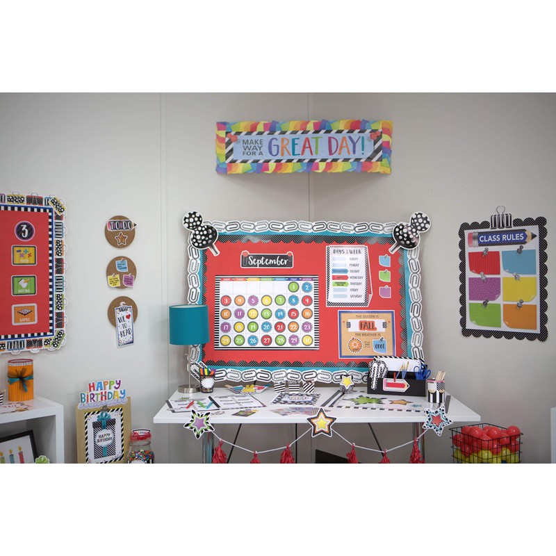 Creative Teaching Press Bold & Bright Calendar Set, CTP Bulletin