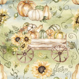 20 Napkins Carriage Full of Pumpkins | Thanksgiving | Autumn | Table Decoration | Decoupage | Decoupage | Decoupage | Decoupage | Decoupage | 33