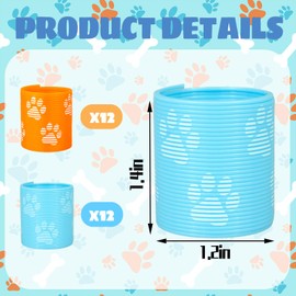 YHJIG 24 Pcs Blue Birthday Party Favors, Fun Paw Print Party Supplies, Blue Birthday Party Decorations and Gift Goodie Bag Stuffers