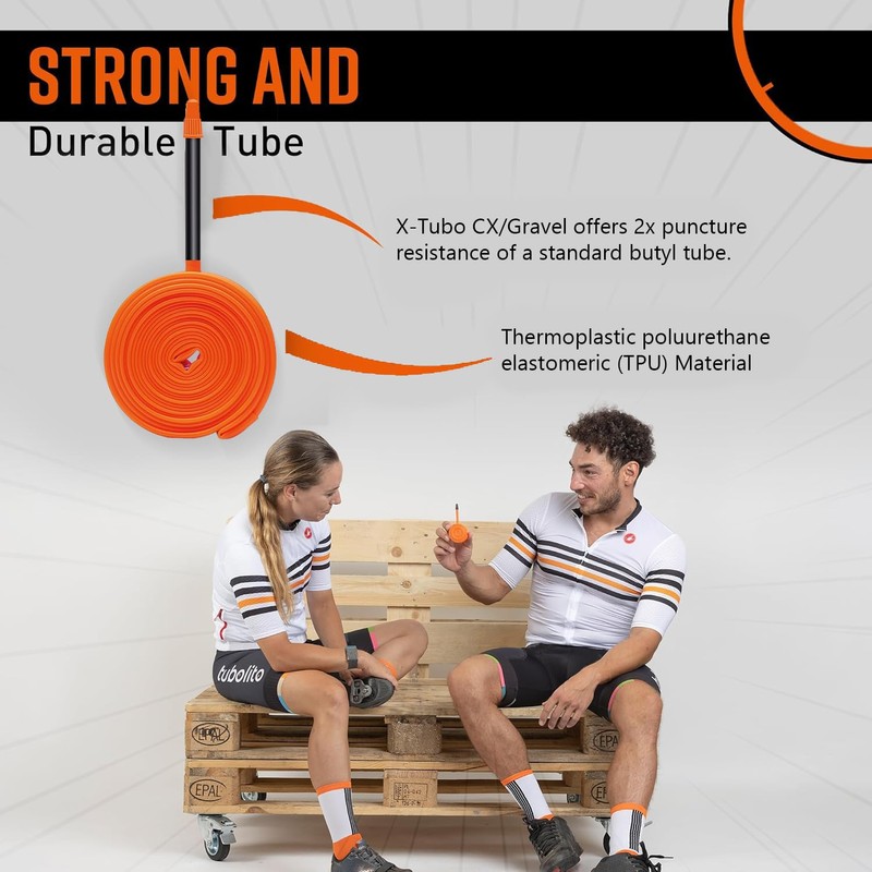 X-Tubo Tube - CX/Gravel - 700c/30" - 60mm Valve -
