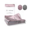 4 x niicee® microfibre cloths, cleaning cloth, all-purpose cloth, car cloth, cleaning cloth, drying cloth, without cleaning agents, 2 sizes in set: 2 x 40 x 60 cm + 2 x 40 x 40 cm