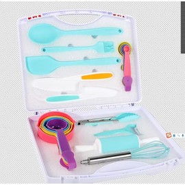 Kids Cooking Sets Real, Kids Cooking and Baking Set, Toddler Birthday Gifts for Girls Boys Age 3-8