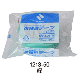 ニチバン 布テープ 50mm×25m巻 1213-50 緑