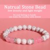 KUIYAI First Communion Gift Goddaughter Bracelet Bapitism Pearl Bracelet Knot