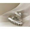 Small Hair Claw Clips Hollow Oval Claw Clip Metal Hair