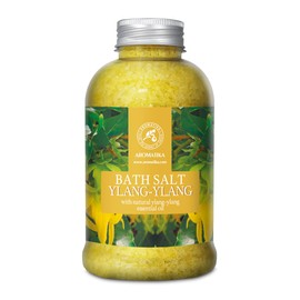 Bath Salt Ylang Ylang 600g - Natural Bath Sea Salts w/Ylang-Ylang Essential Oil - Best for Good Sleep - Relaxing - Baths - Body Care - Beauty - Aromatherapy