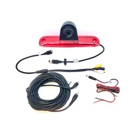 Dolphin Automotive High Level OEM Style Brake Light Rear Reversing Camera For Opel/Vauxhall Movano 2022 Onwards (Camera With 7" Dash Monitor)