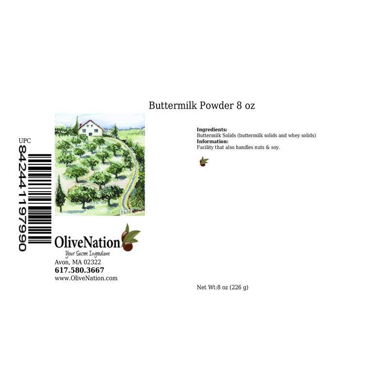 OliveNation Dried Buttermilk Powder from Whey Solids, Easy to Reconstitute,