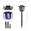Solar Power LED Mosquito Killer Lamp Outdoor Garden Yard Lawn
