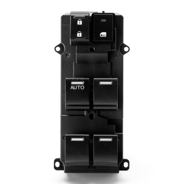 Power Window Switch Driver Side for 2012-2013-2014 Hond Civic Front Left Master Door Lock Window Switch Control Button Assembly Replacement - 35750TR0A21 DWS1673 1S14129