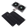 Solar Panel Fan Kit Waterproof Portable Environment Friendly Solar Exhaust