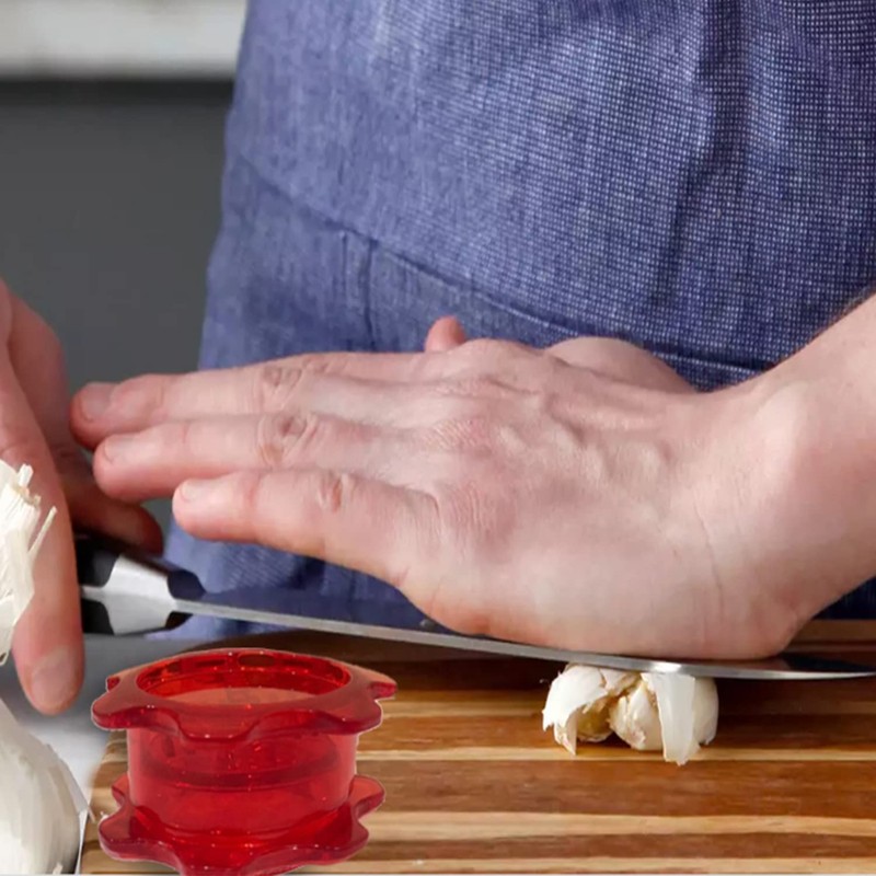 Angel’s Peel Lounge Garlic Mincer, Manual Garlic Press for Quick