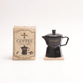 Yes I Sell - Coffee Candle with Cup Holder & Luxury Box, Soy Candles Non Toxic for Kitchen - Perfect Candles for Women, Eco-Friendly Soy Wax, Candle House