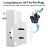 Smart Plug-in Dimmer, Wireless Dimmer Plug with Remote, 2.4GHz Dual